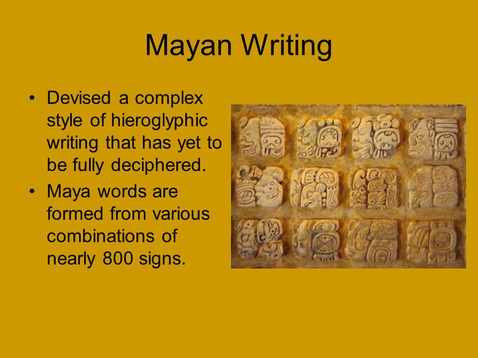 maya hieroglyphic writing an introduction